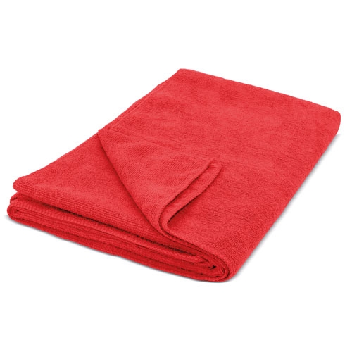 TOALLA MICROFIBRA RIZO ULTRASECADO "NERJA" ROJO