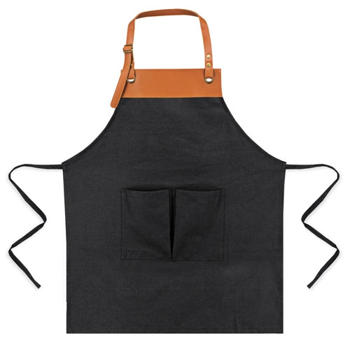 DELANTAL "COFFEE SHOP" NEGRO