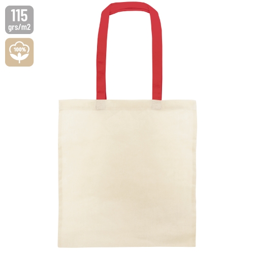 BOLSA DE ALGODÓN ASA COLOR "SAGAR" ROJO