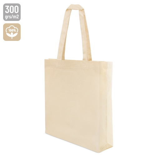 BOLSA DE ALGODON CANVAS "DELHI" BEIGE