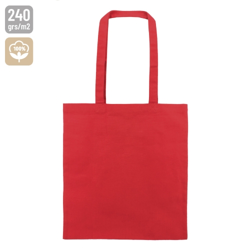 BOLSA DE ALGODON "LONDON" ROJO