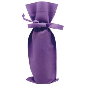 BOLSA NON WOVEN BOTELLA "MANTUA" LILA