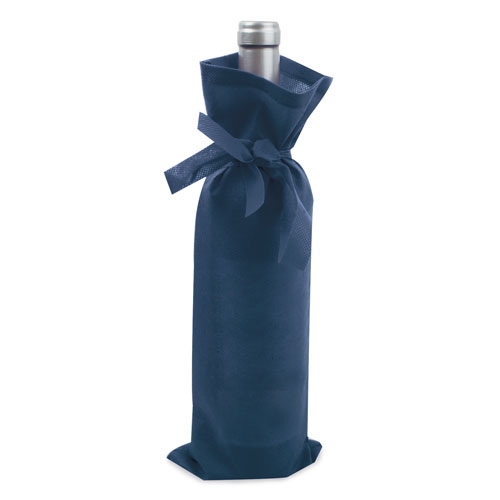 BOLSA NON WOVEN BOTELLA "MANTUA" MARINO