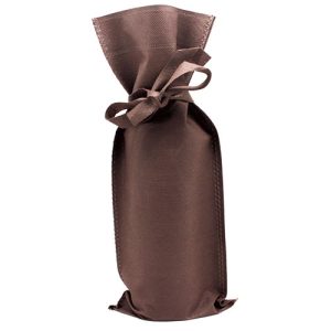 BOLSA NON WOVEN BOTELLA "MANTUA" MARRÓN