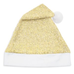 GORRO DE NAVIDAD ORO