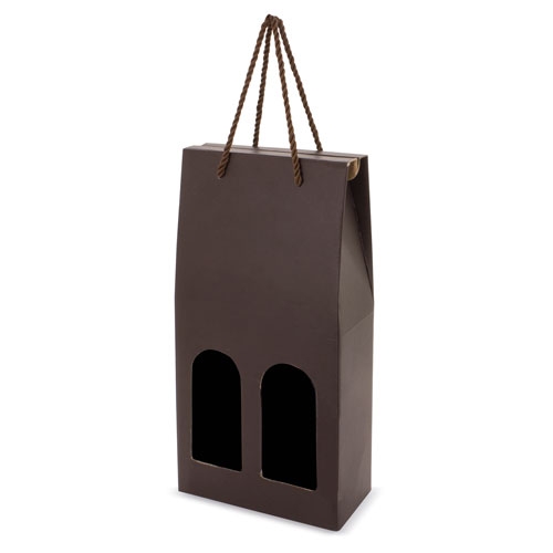 CAJA DE CARTON LUXE 2 PCS MESEGUERA MARRÓN