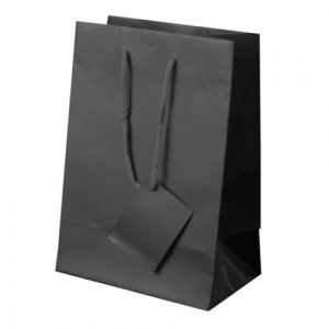 BOLSA REGALO PAPEL "BLAKE" NEGRO