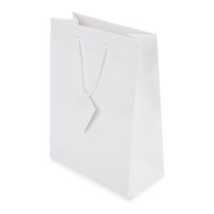 BOLSA REGALO PAPEL BLANCO NUCLEAR