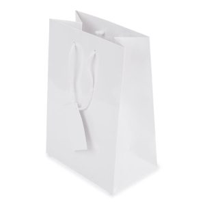 BOLSA REGALO PAPEL "CALLI" BLANCO NUCLEAR