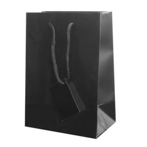 BOLSA REGALO PAPEL "CALLI" NEGRO