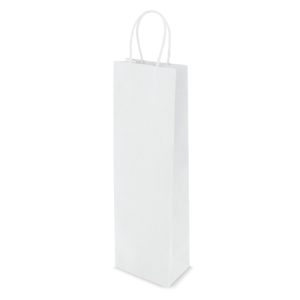 BOLSA PAPEL KRAFT PARA VINO "MONASTRELL" BLANCO