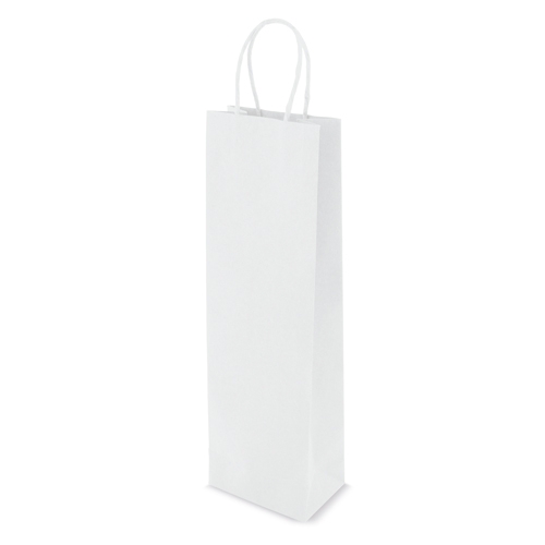 BOLSA PAPEL KRAFT PARA VINO "MONASTRELL" BLANCO