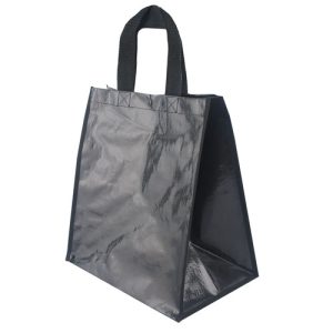 BOLSA BRILLO "JUNO" NEGRO