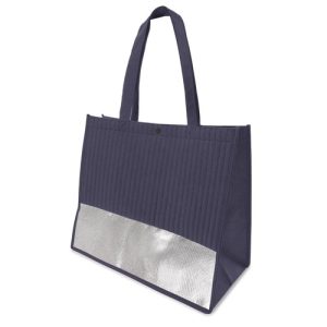 BOLSA "LAFAYETTE" MARINO-PLATA
