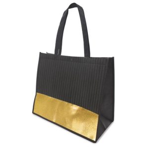 BOLSA "LAFAYETTE" NEGRO-ORO
