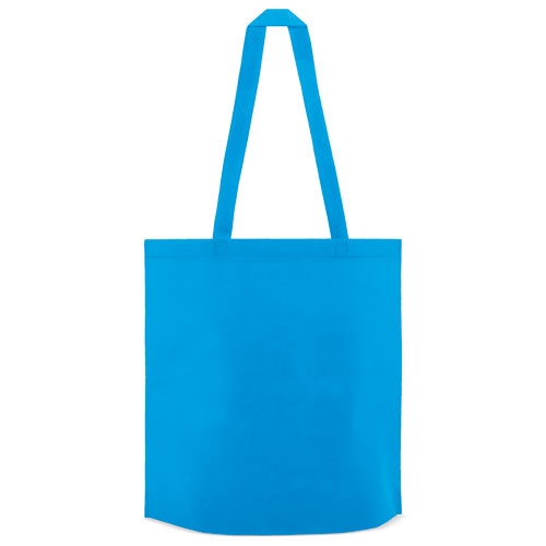BOLSA DE ANCHO FONDO "SHOP" AZUL