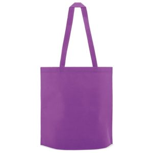 BOLSA DE ANCHO FONDO "SHOP" LILA