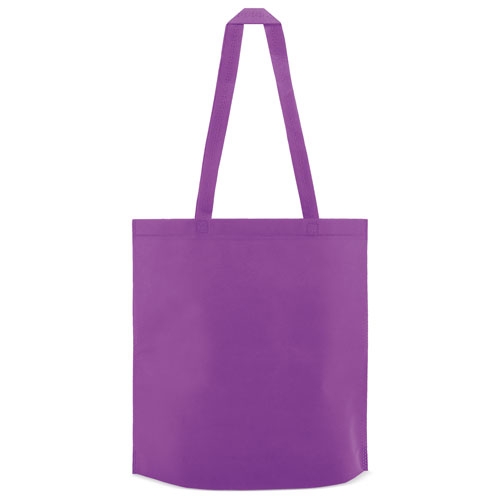 BOLSA DE ANCHO FONDO "SHOP" LILA