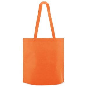 BOLSA DE ANCHO FONDO "SHOP" NARANJA