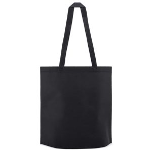 BOLSA DE ANCHO FONDO "SHOP" NEGRO