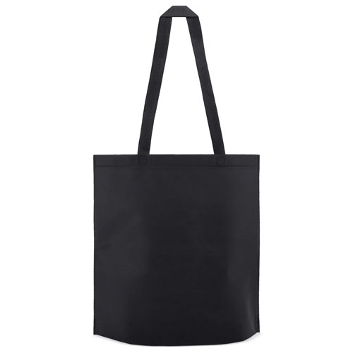BOLSA DE ANCHO FONDO "SHOP" NEGRO