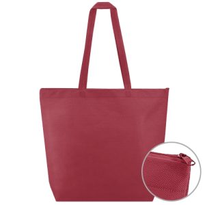 BOLSA NON WOVEN "RUTH" BURDEOS