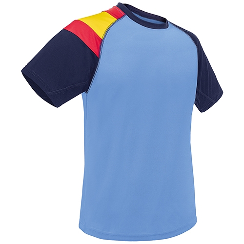 CAMISETA BANDERA D&F "ANDORRA" AZUL/ROYAL XXL
