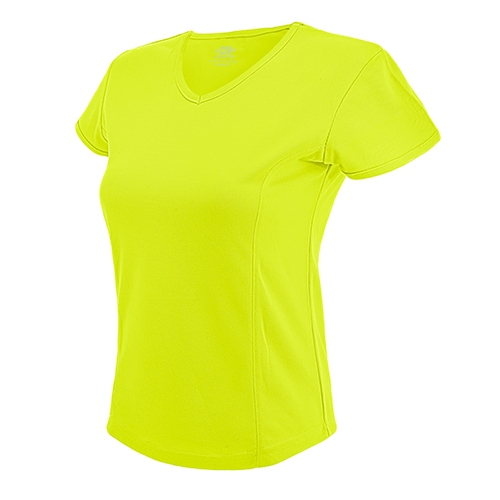 CAMISETA MUJER D&F AM FLUO L "BAYGOR" AMARILLO L