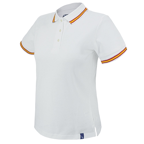 POLO BANDERA HOMBRE PIERRE DELONE "AZUR" BLANCO L