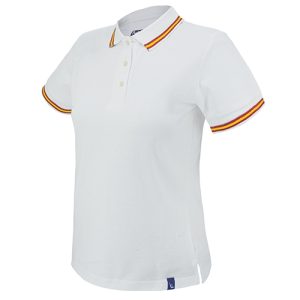 POLO BANDERA HOMBRE PIERRE DELONE "AZUR" BLANCO M