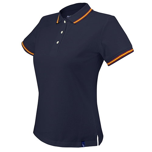 POLO BANDERA MUJER PIERRE DELONE  "AZUR" MARINO L