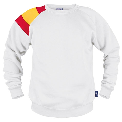 SUDADERA "NACIÓN" BLANCO S