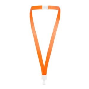 LANYARD OFFICE "SECURITY" NARANJA