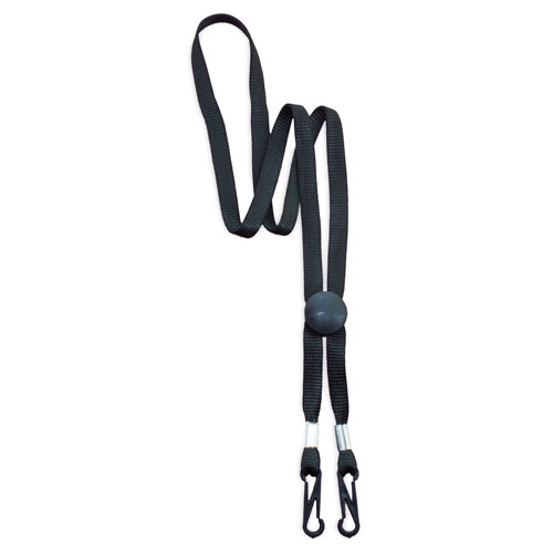 LANYARD DUO CON AJUSTE PER NEGRO