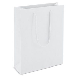BOLSA DE CARTONCILLO ASA LOOPSE "JOANNA" BLANCO