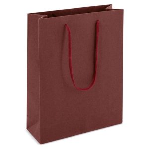 BOLSA DE CARTONCILLO  ASA LOOPSE "JOANNA" BURDEOS