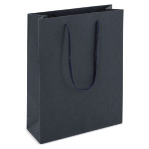 BOLSA DE CARTONCILLO  ASA LOOPSE "JOANNA" MARINO