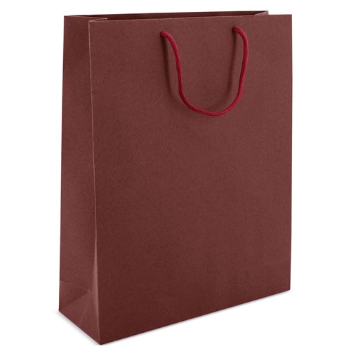BOLSA DE CARTONCILLO  ASA LOOPSE "ALEXIA" BURDEOS