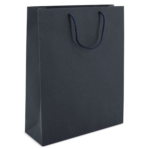 BOLSA DE CARTONCILLO  ASA LOOPSE "ALEXIA" MARINO