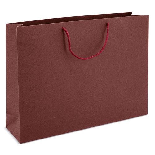 BOLSA DE CARTONCILLO  ASA LOOPSE "KARINA" BURDEOS