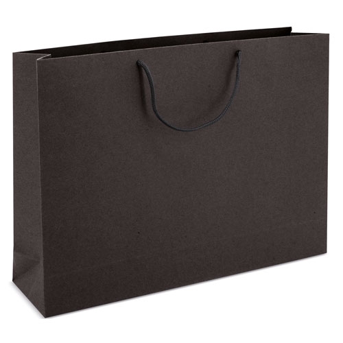 BOLSA DE CARTONCILLO  ASA LOOPSE "KARINA" NEGRO