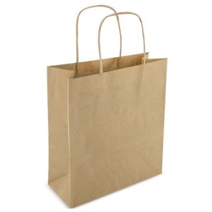 BOLSA PAPEL 22X23X10 CM "GIFT" KRAFT