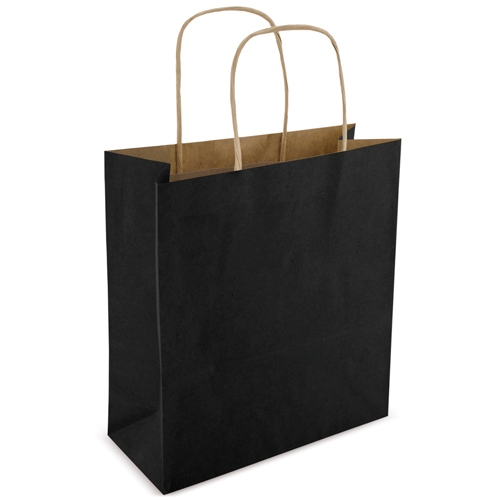 BOLSA PAPEL 22X23X10 CM "GIFT" NEGRO