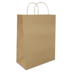 BOLSA PAPEL "BOUTIQUE" 28X33X10 CM KRAFT
