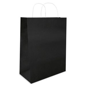 BOLSA PAPEL "BOUTIQUE" 28X33X10 CM NEGRO