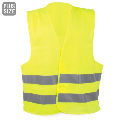 CHALECO REFLECTANTE "VISIBILITY"  PLUS SIZE AMARILLO 3XL