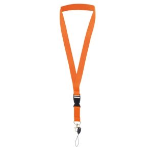 LANYARD DOBLE NARANJA