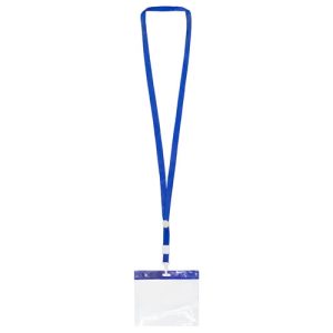 LANYARD CON ACREDITACION AZUL