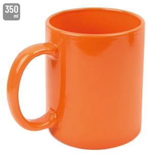 TAZA CERAMICA "MÉRIDA" NARANJA
