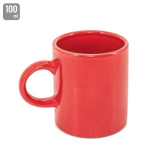 TAZA "COFFEE" ROJO